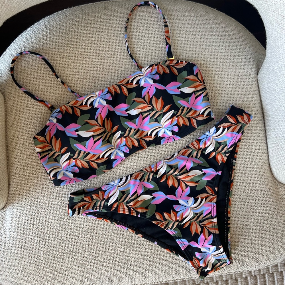 Cabana del Sol Floral Tropical Bikini Set